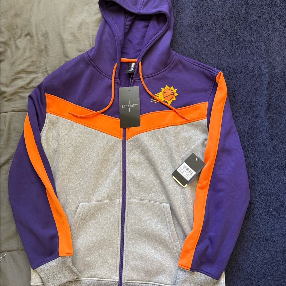 Phoenix Suns Warm up Jacket Sz Large